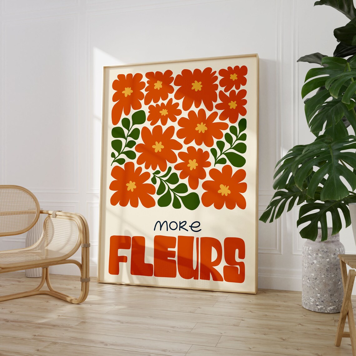 Henri Matisse Flower Market Watercolor Art Print - Image 4
