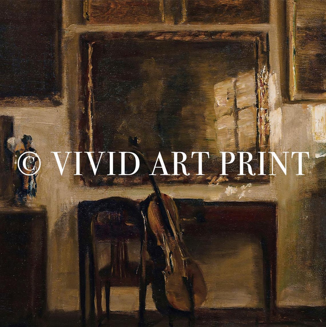 Classical Vintage Oil Painting Fine Art Moody Still Life Home Decor Vivid Art Print Ch 271 - Image 4