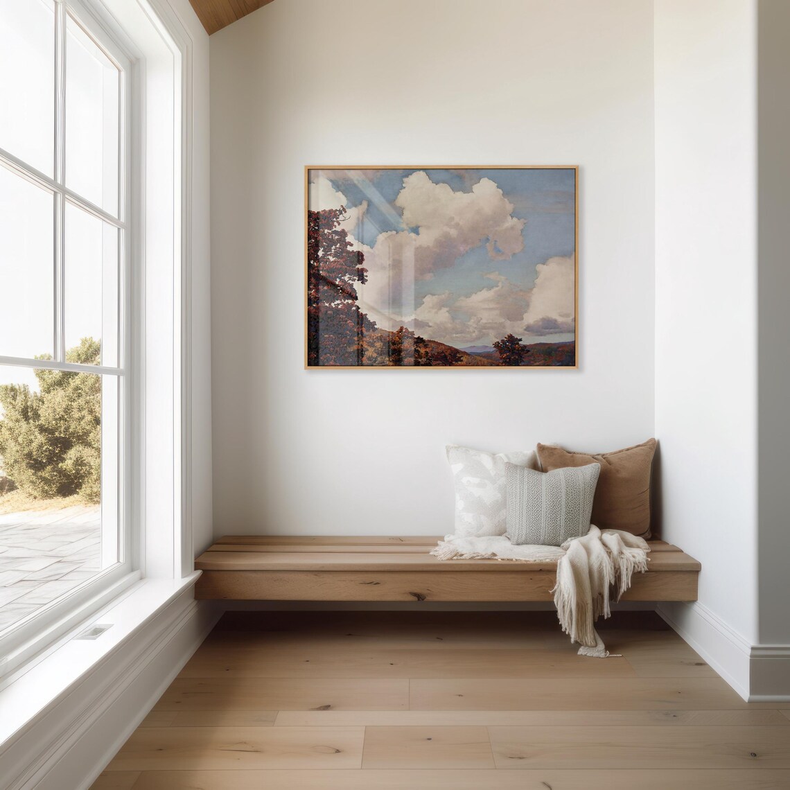Autumn Landscape, Vintage Rustic Cottage Core - Image 3