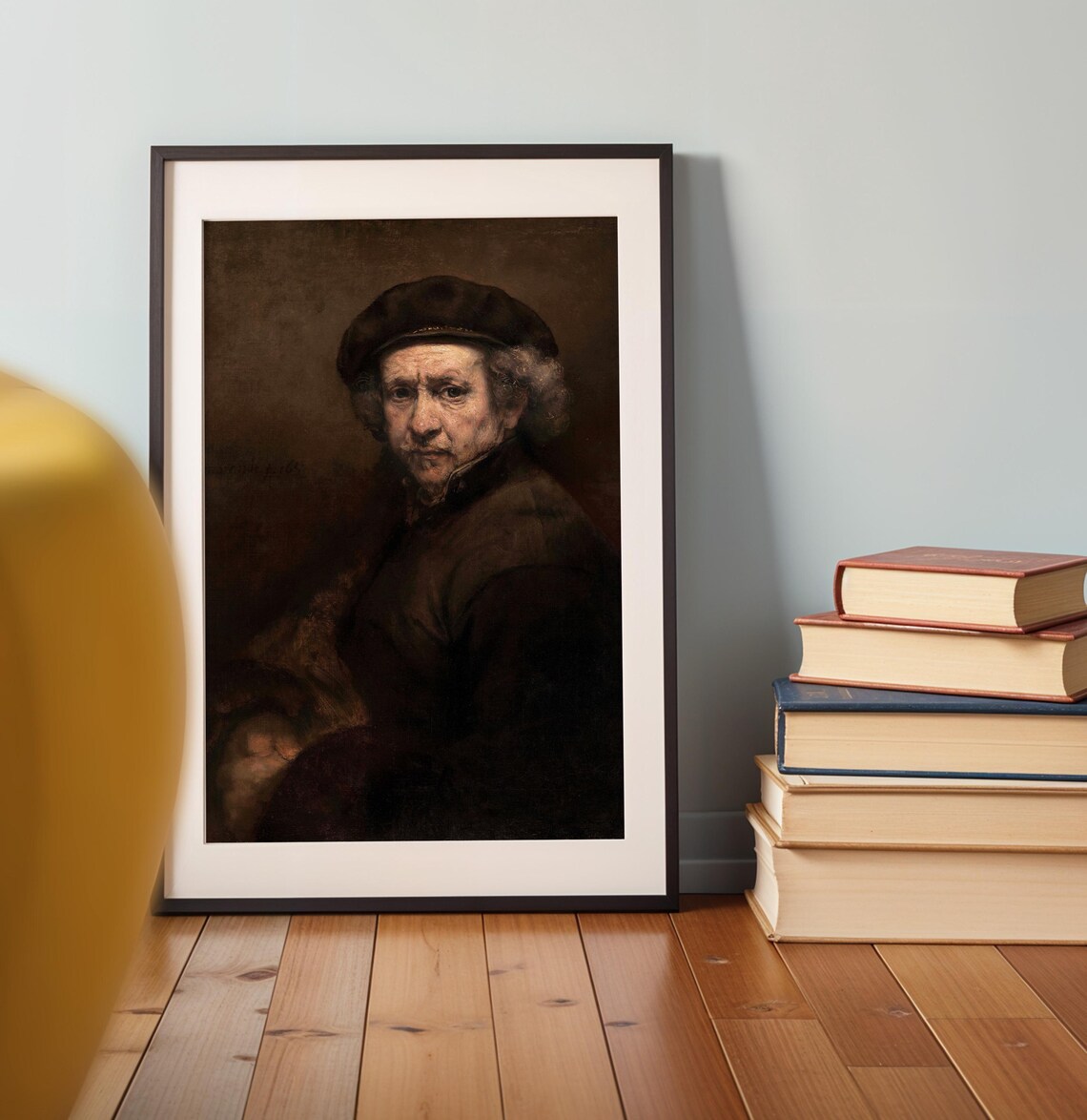 Vintage Baroque Self Portrait, Rembrandt Art Print - Image 2
