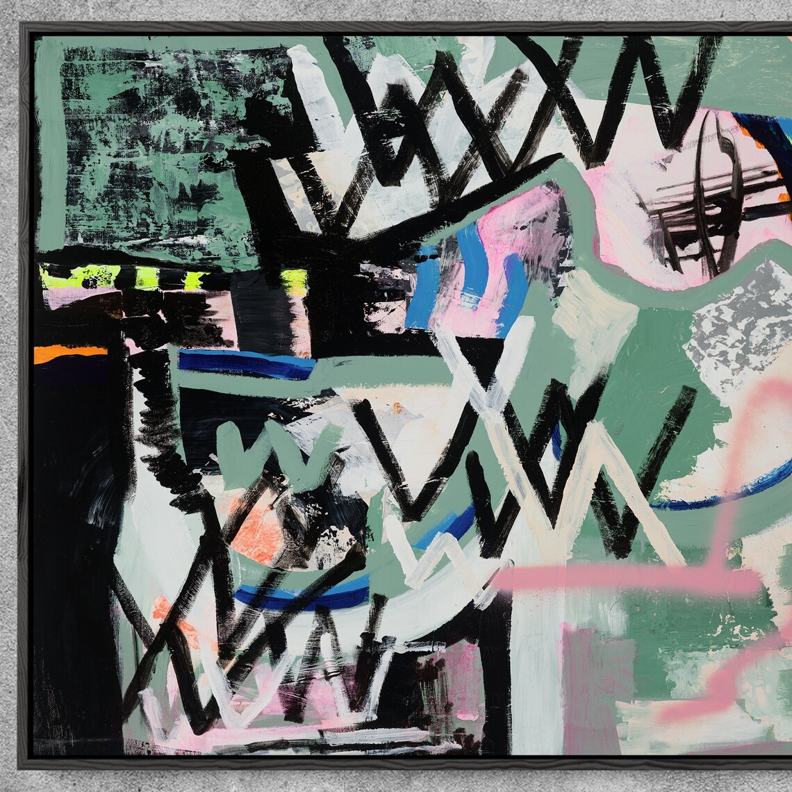 Ron Deri Abstract Graffiti Composition Art Print - Image 4