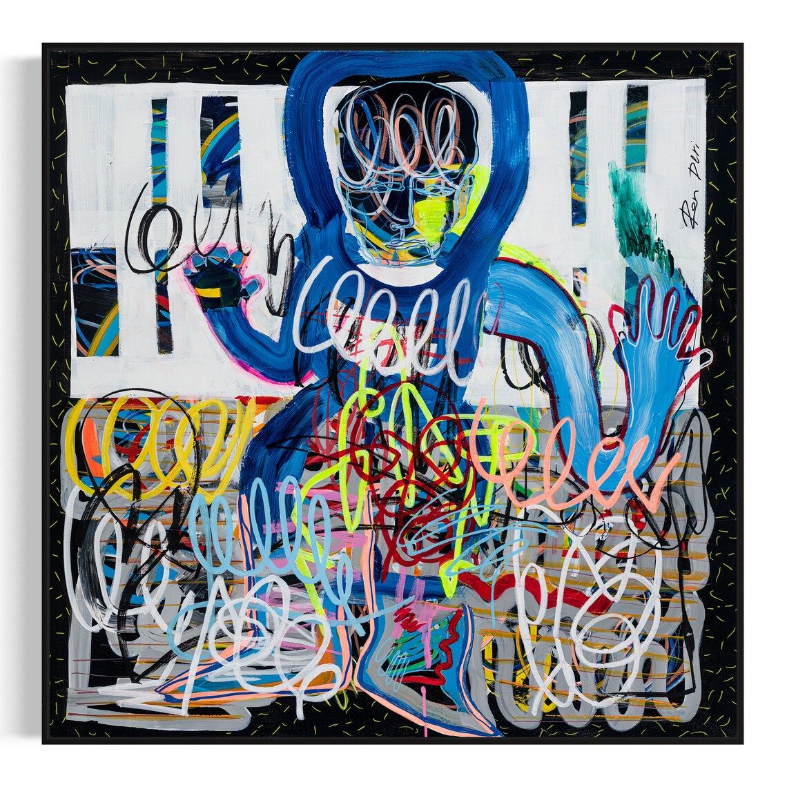 I Robot Contemporary Abstract Art Print by Ron Deri - Image 2