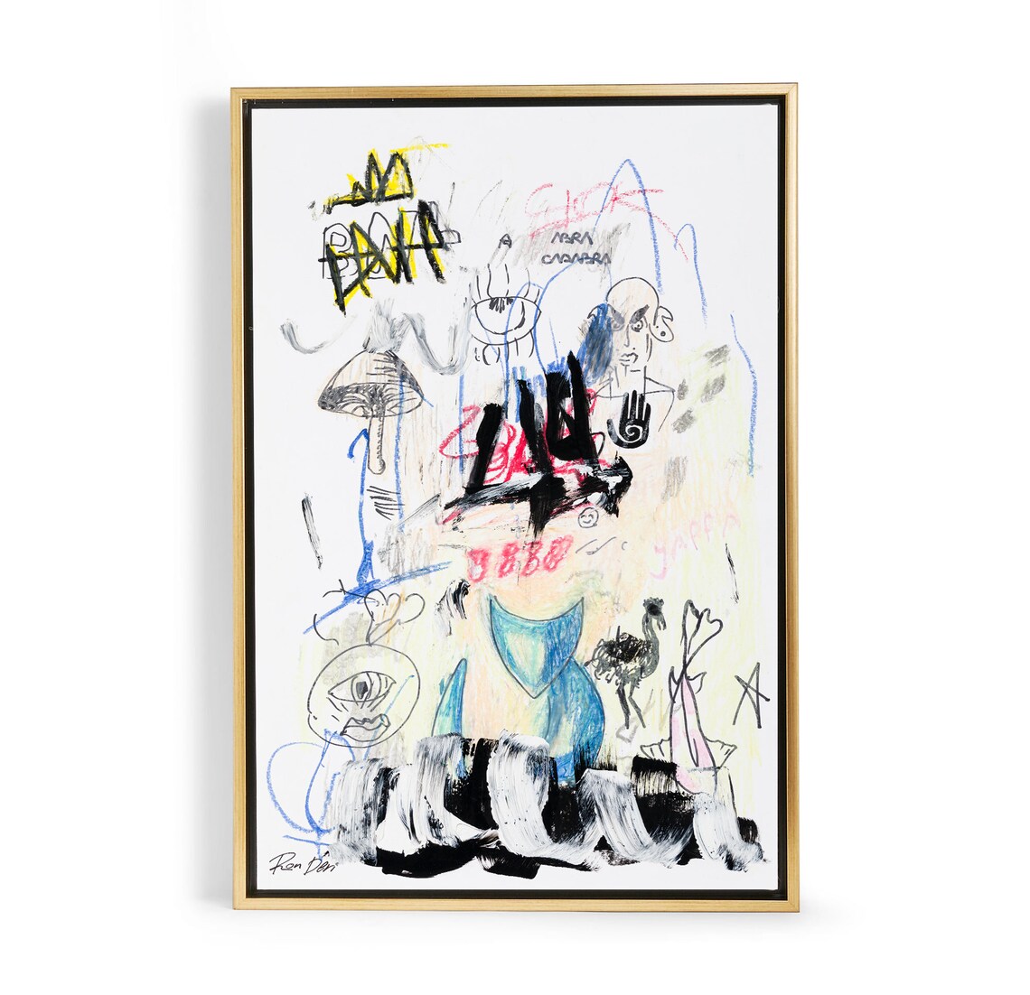 Ron Deri Abstract Graffiti Sketchbook Art Print - Image 4