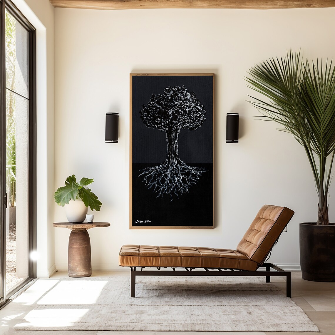 Tree Art Painting Large Wall Art Print Black Art Tree Print Modern Painting Contemporary Art Living Room Wall Decor Abstract - Image 3