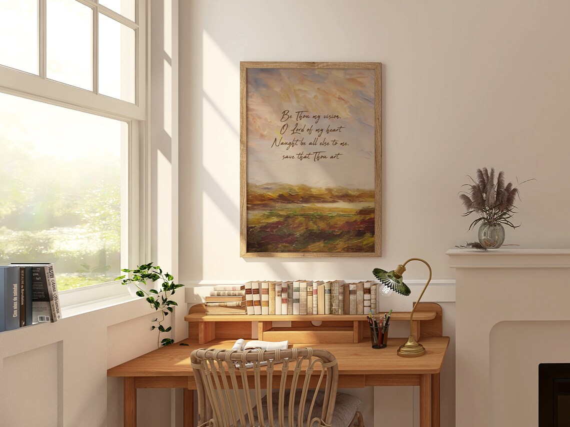 Be Thou My Vision Christian Hymn Art Print - Image 2