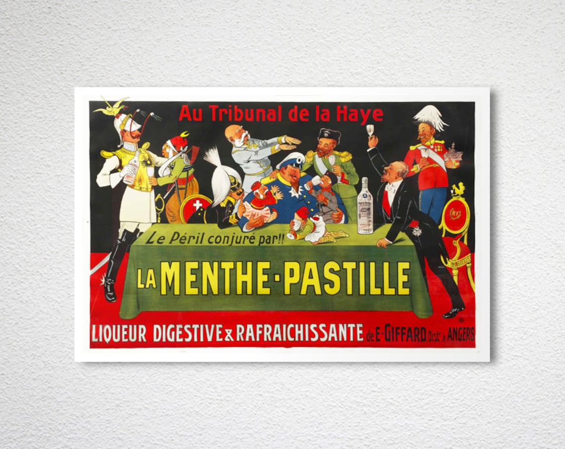 La Menthe Pastille Vintage Food Drink Poster Print - Image 2
