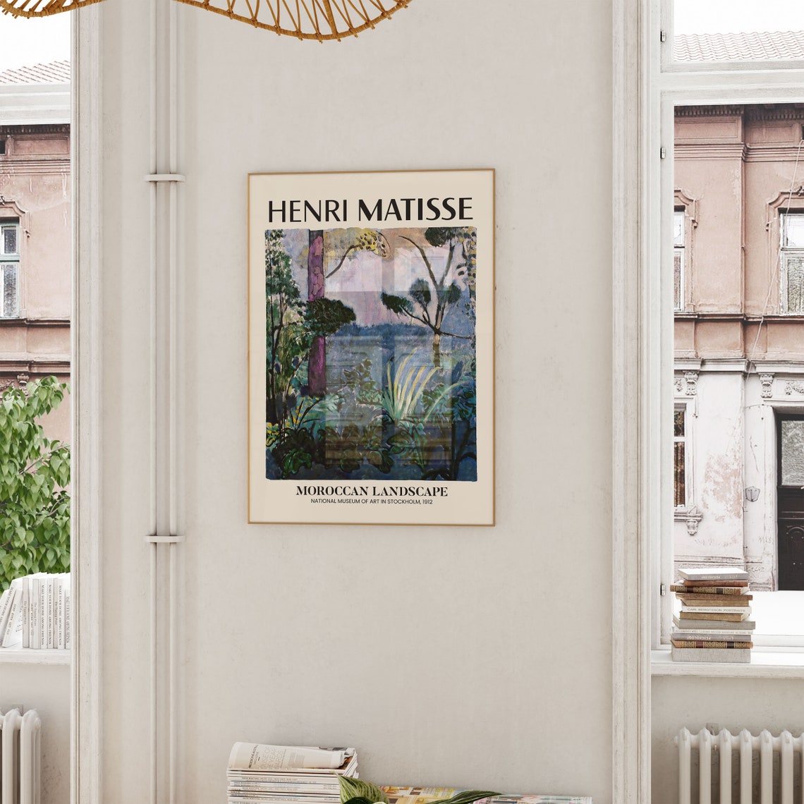 Henry Matisse Exhibition Poster Famous Gallery Wall Art Print Painting Art Print Floral Wall Print Garden Scenery Nature Living Room Art - Image 3