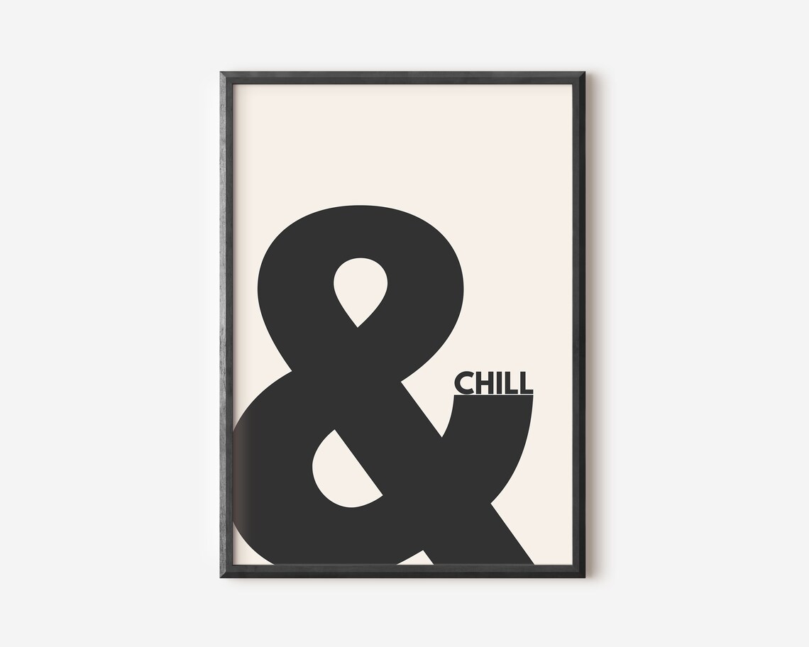 Retro Style Quote Poster, Boho Gallery Wall Decor