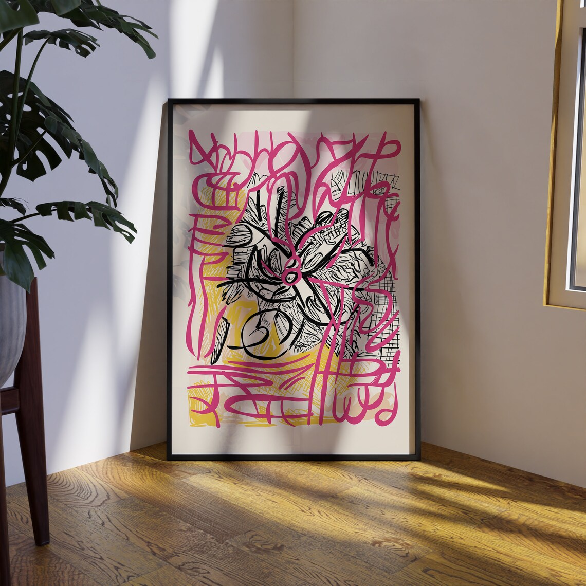 Colorful Eclectic Boho Art Print, Gift For Friend - Image 2