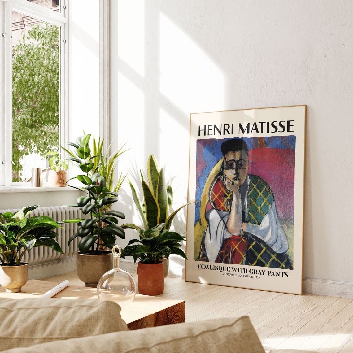 Henry Matisse Exhibition Poster Famous Gallery Wall Art Print Painting Art Print Floral Wall Print Garden Scenery Nature Living Room Art - Image 3