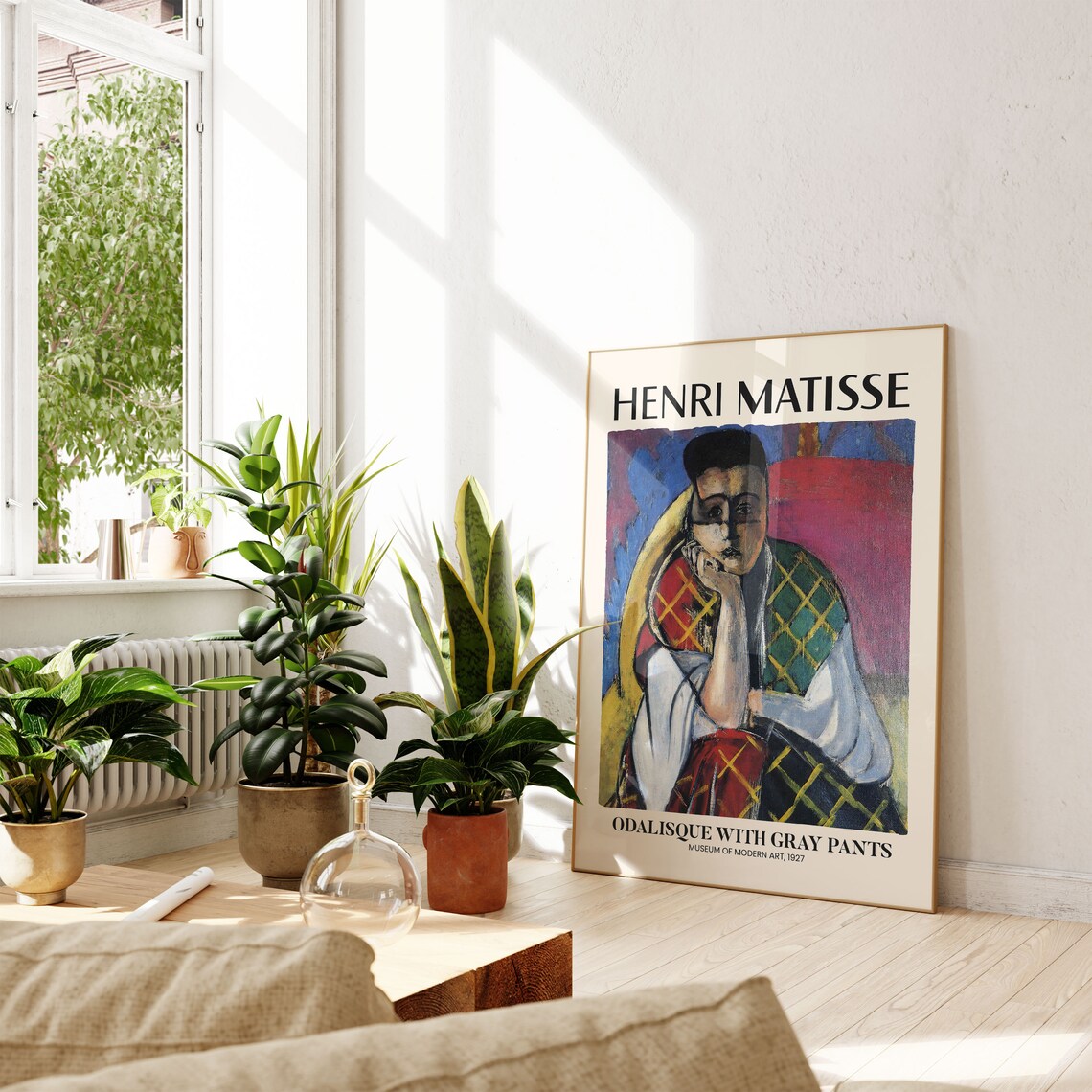 Matisse Odalisque with Gray Pants 1927 Modern Art Exhibition Poster - Image 3