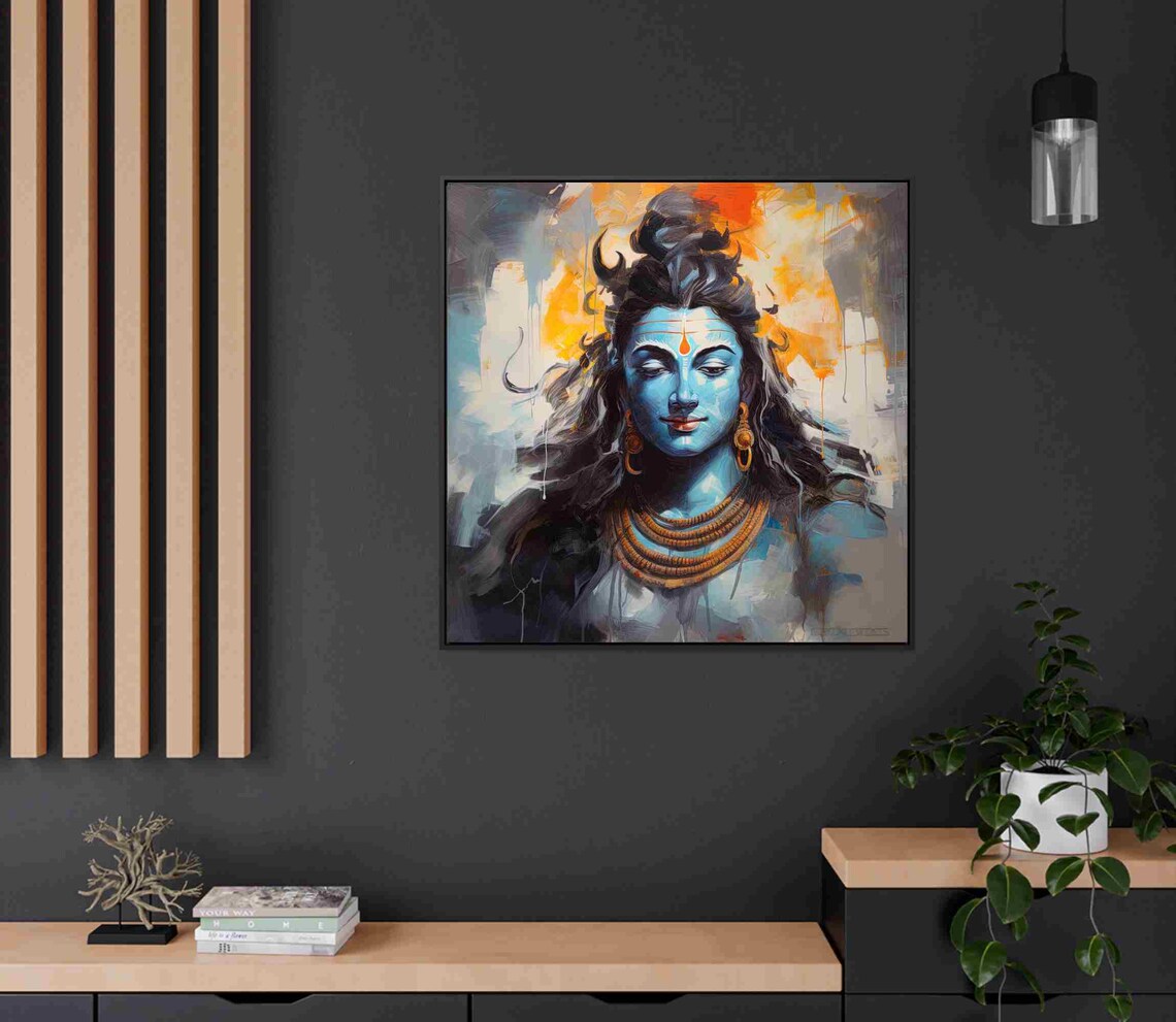 Shiva Art Print, Hindu God Wall Art for Home Decor - Image 2