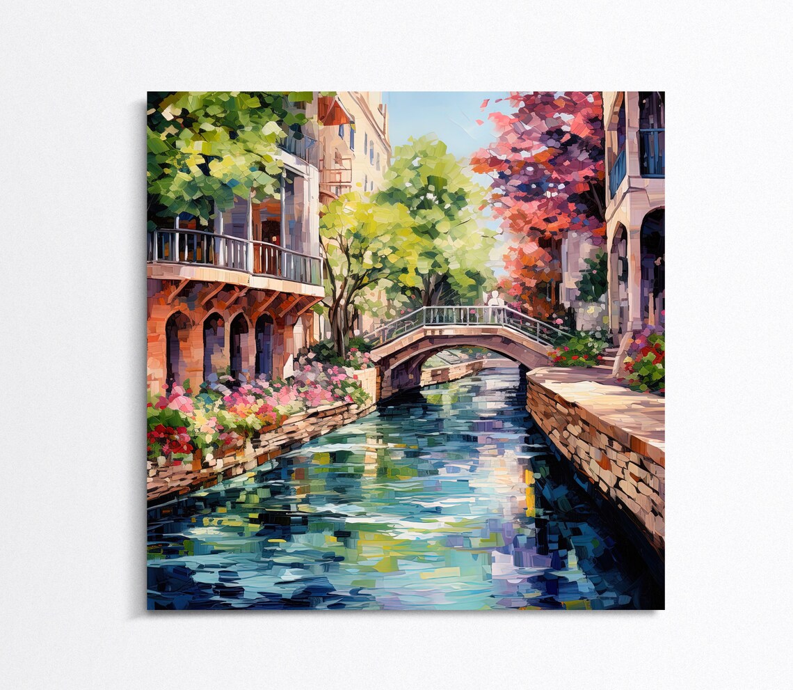 San Antonio Texas Travel Poster Art Print, USA - Image 4