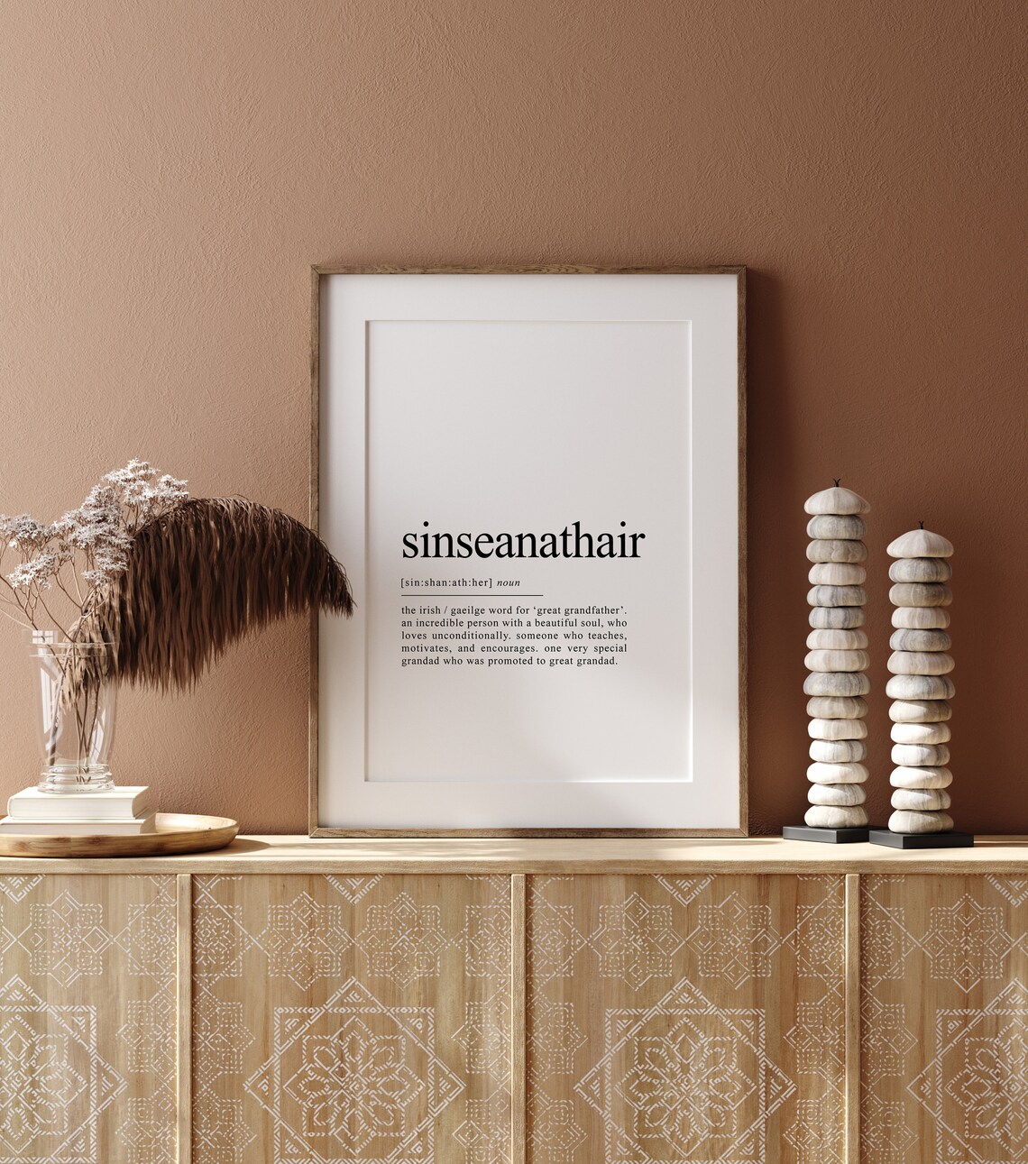 Sinseanathair Irish Definition Art Print, Great Grandad - Image 2