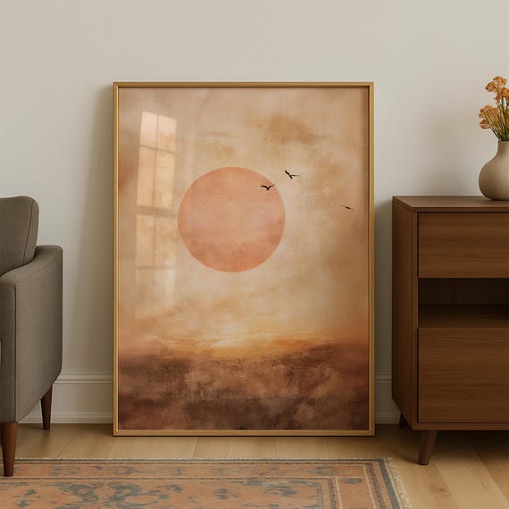 Wabi Sabi Art Japandi Wall Japanese Extra Large