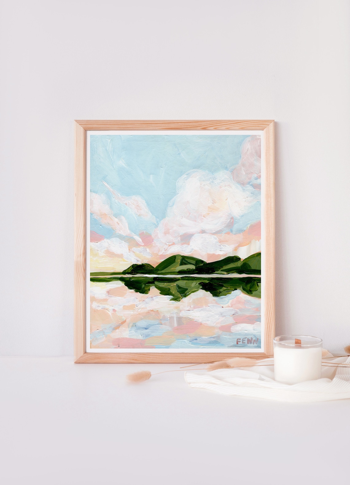 Landscape Impressionist Art Print, Spring Sunrise - Image 3