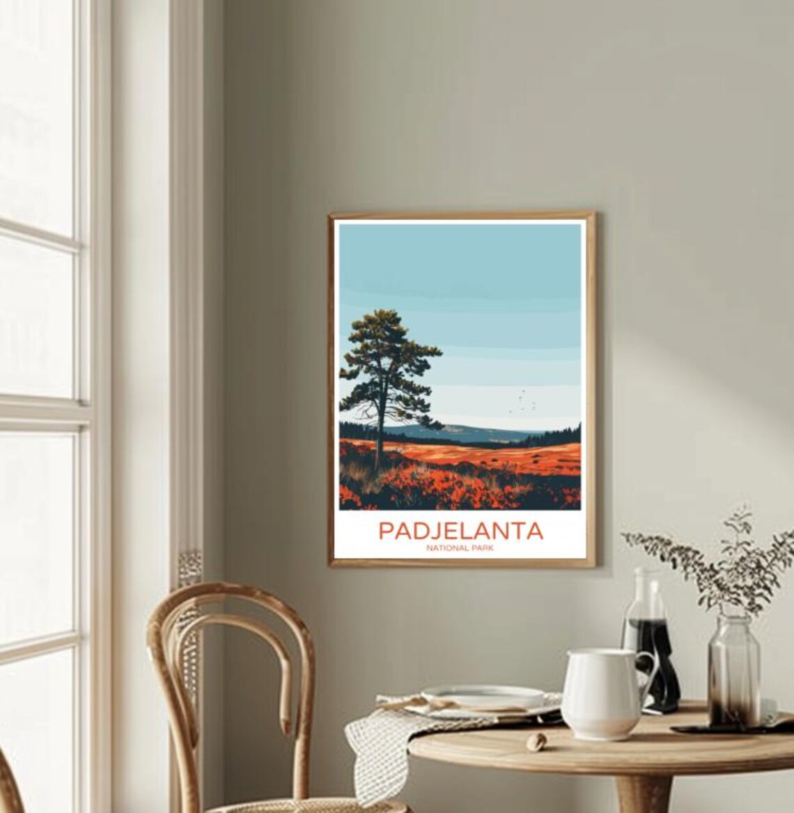 Padjelanta National Park Travel Poster Stunning Arctic Landscapes Scenic Trails In Sweden Nature Art Print Outdoor Decor - Image 2