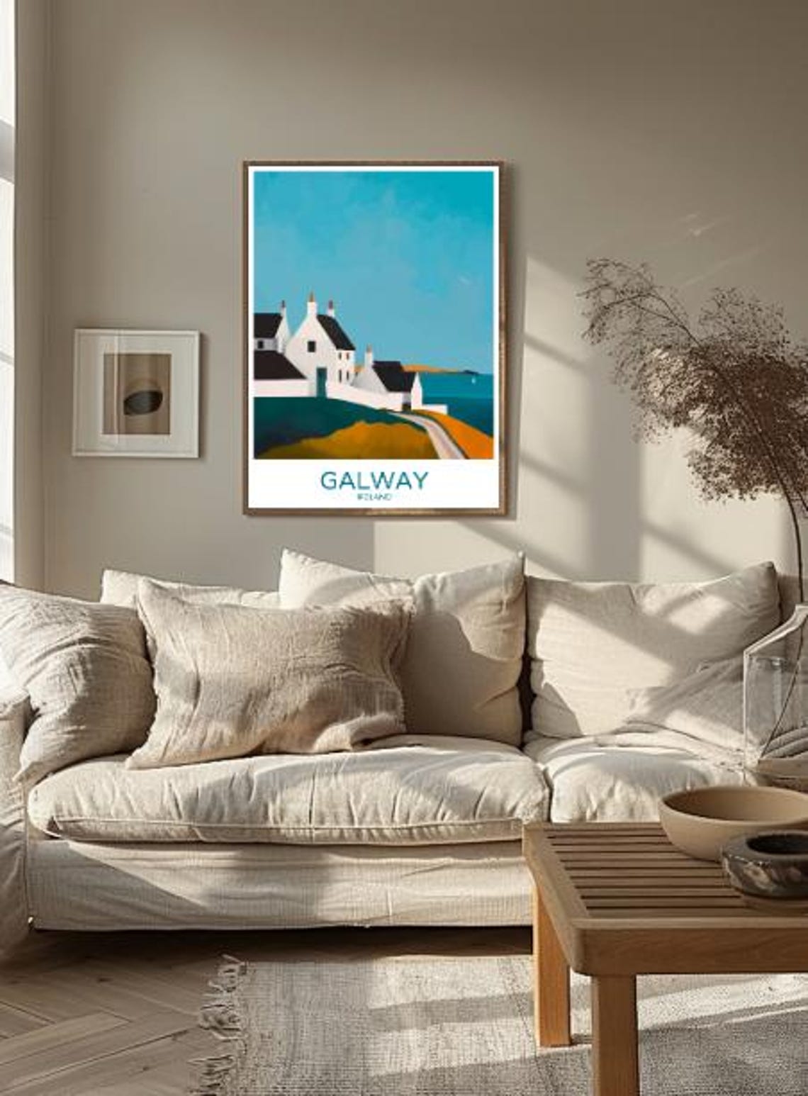 Galway Ireland Travel Postercolorful Cityscape Wall Art Of The Cultural Heart Of Irelandirish Decor Urban Artwork Travel Gift Wall Print - Image 2