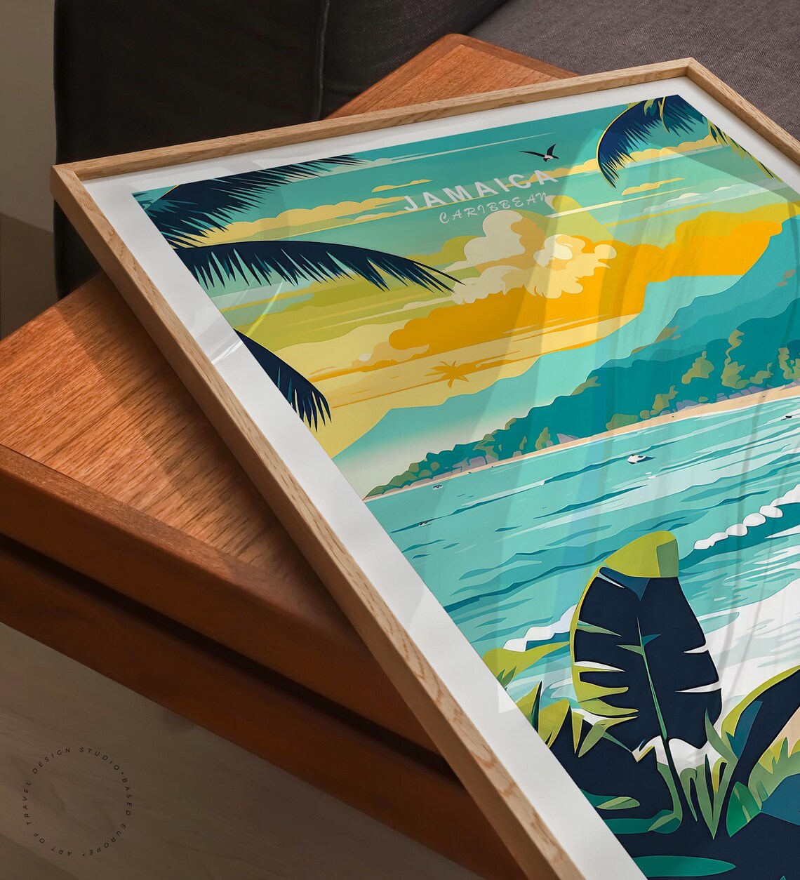 Jamaica Caribbean Travel Poster, Jamaica Print - Image 3