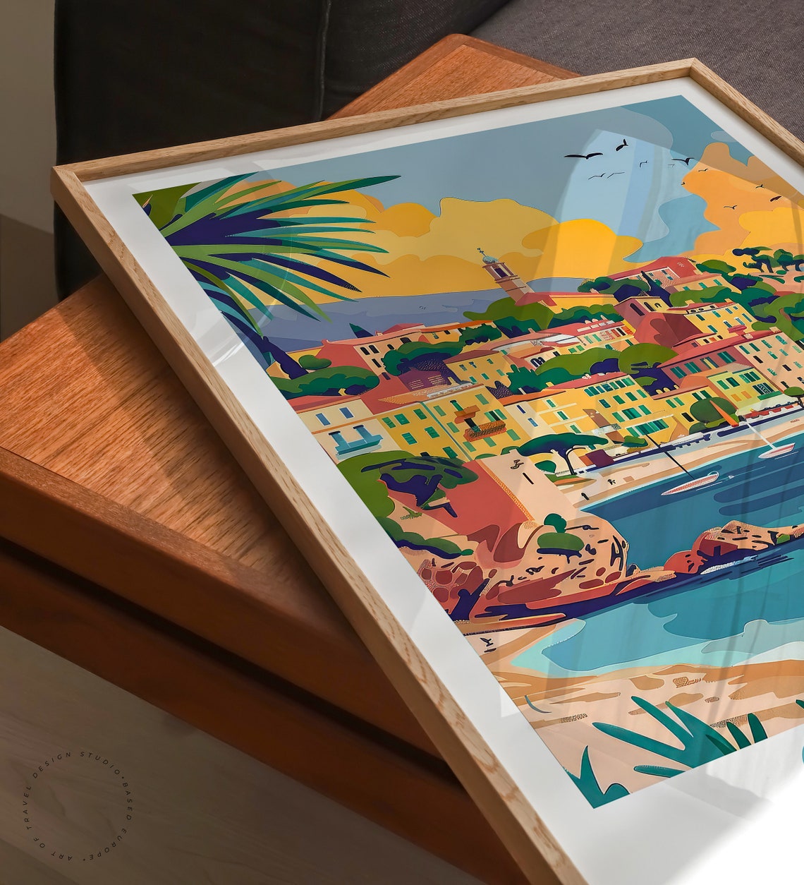 Cannes France Travel Poster France Wall Art Cannes Poster Custom Travel Poster Home Decor Birthday Gifts Wedding Present - Image 3