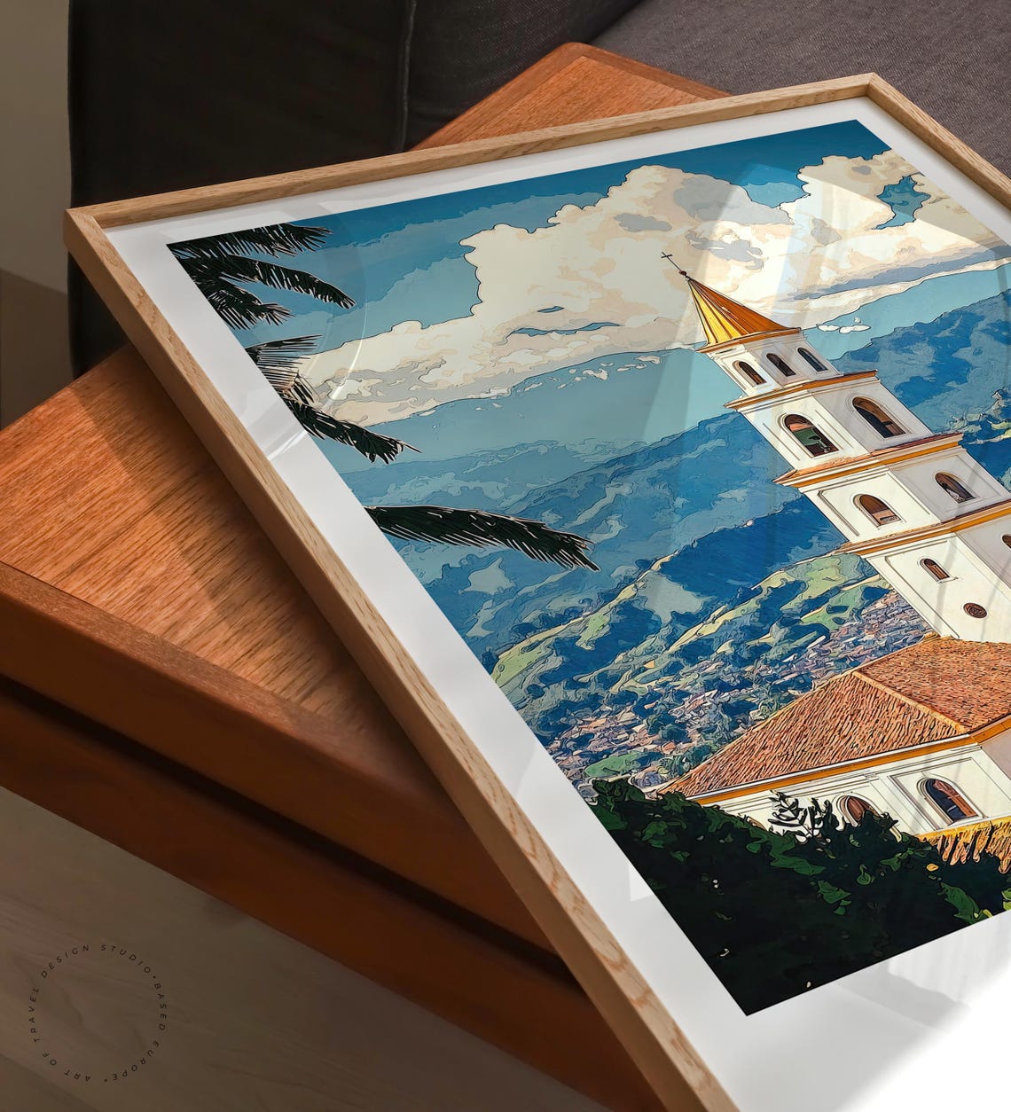 Bogota Colombia Poster Colombia Travel Wall Art Colombia Bogota Travel Print Wedding Present City Personalised Gifts - Image 3