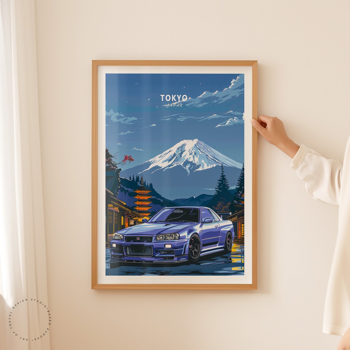 Tokyo Japan Travel Poster, Japan Wall Art - Image 2