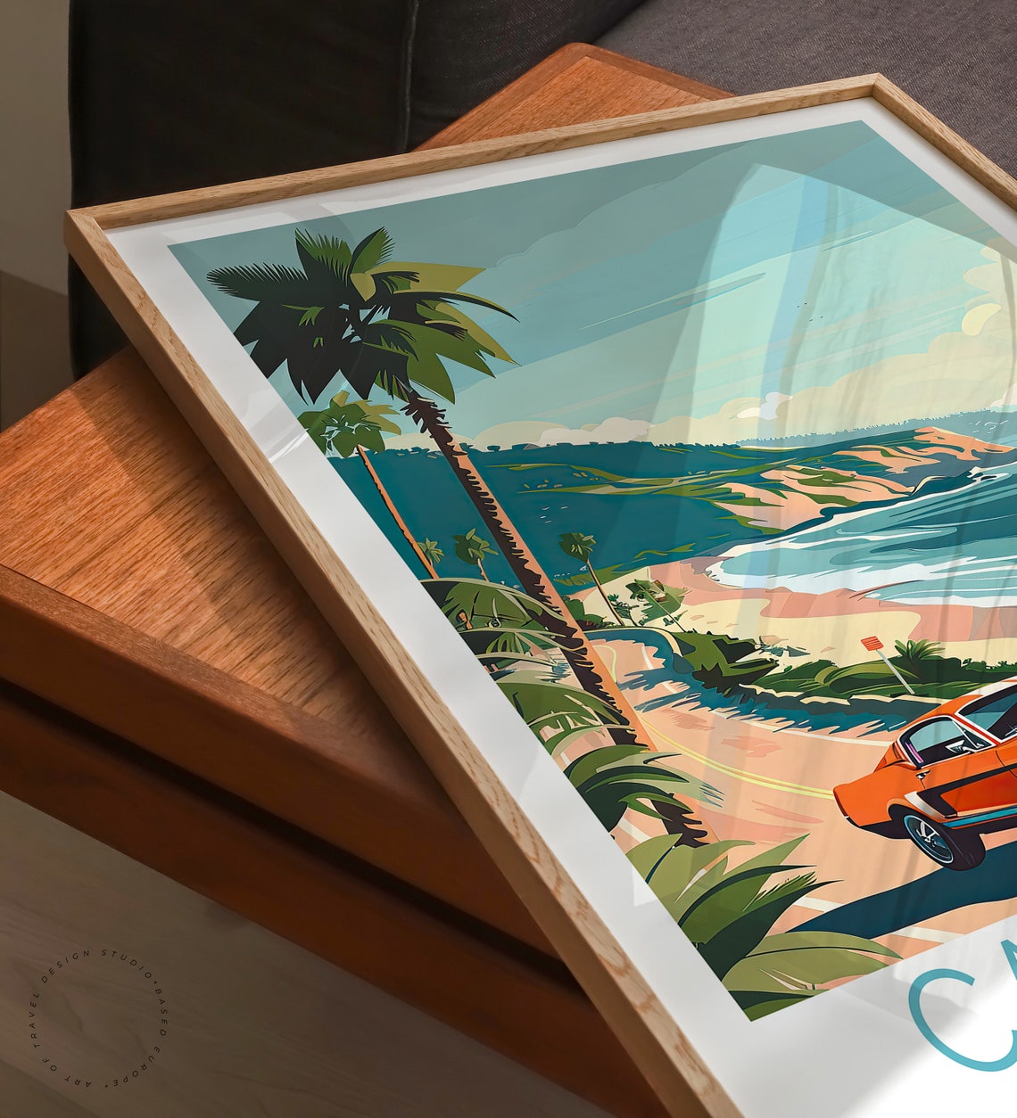 California Usa Travel Poster Us State Wall Art California Coast Poster California Custom Travel Poster Personalised Gifts - Image 3