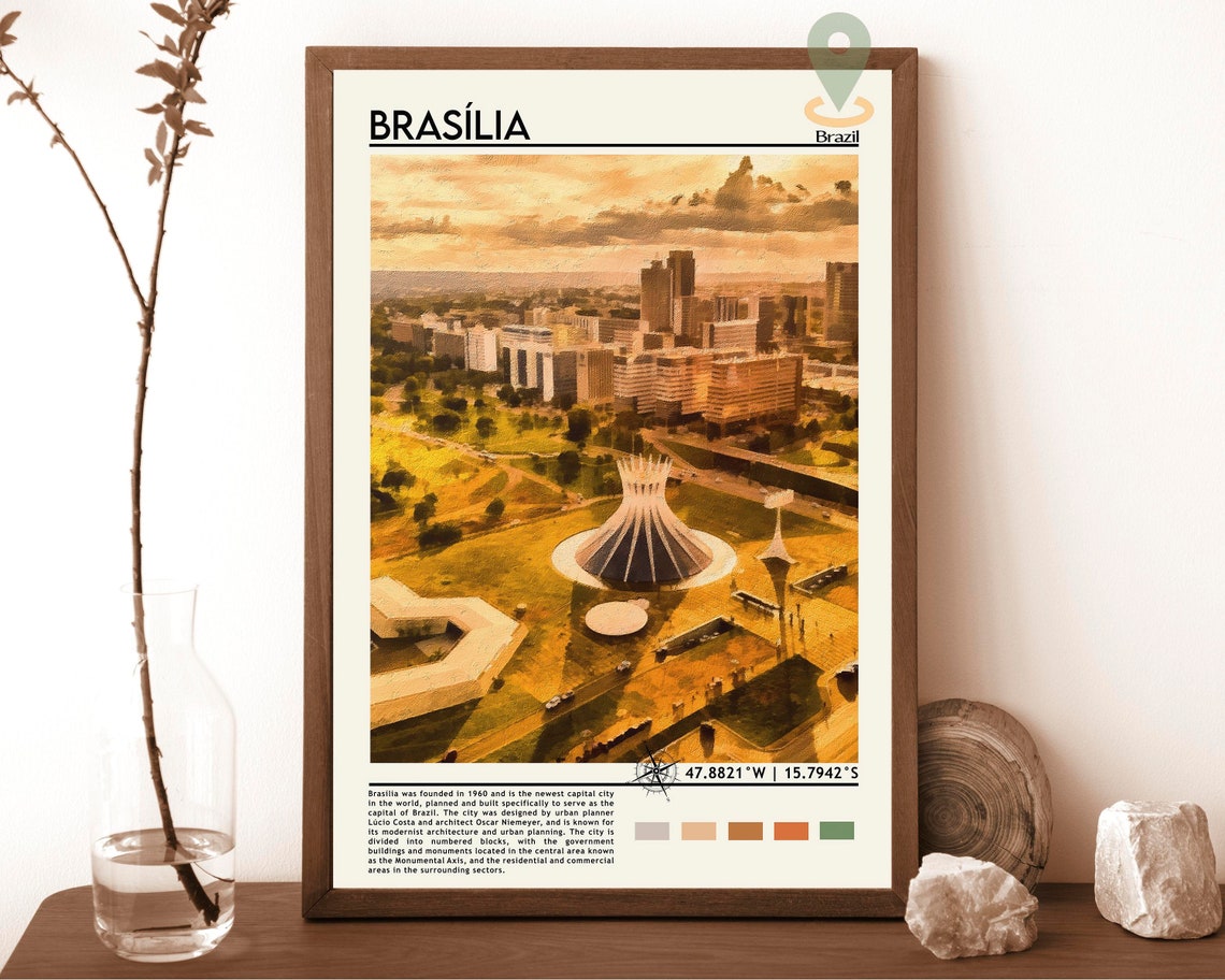 Braslia Print Braslia Art Braslia Poster Braslia Photo Braslia Painting Braslia Poster Braslia Art Work Brazil Poster Brazil