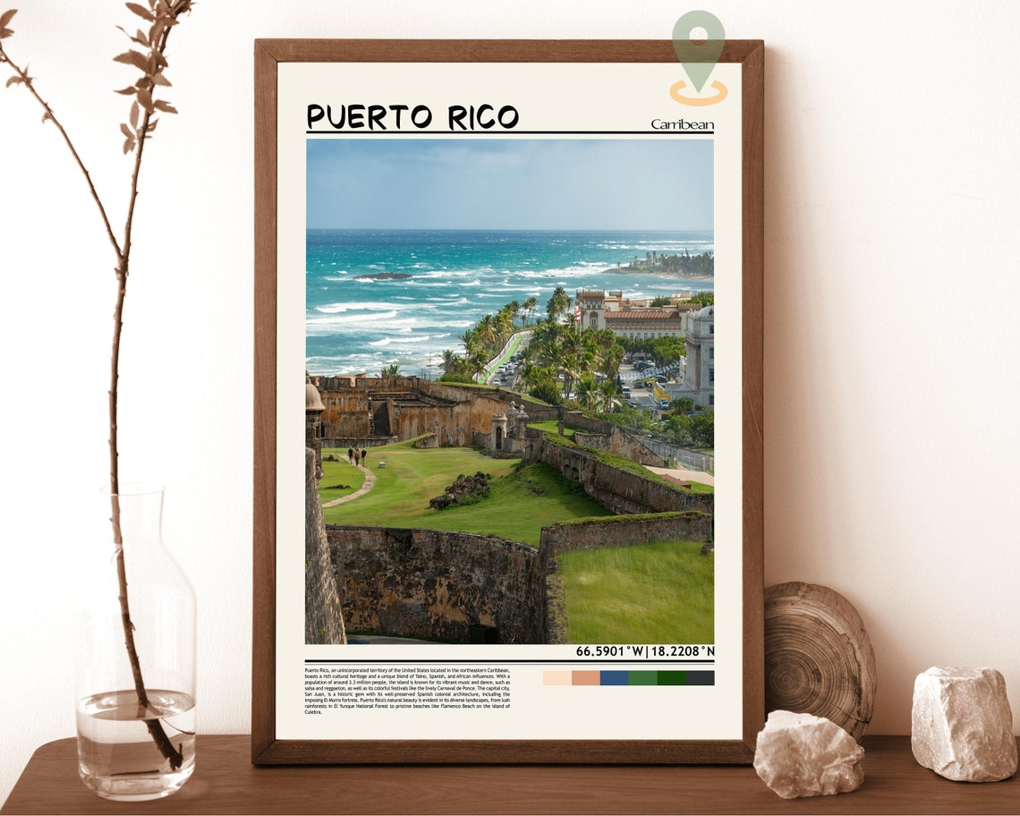 Puerto Rico Print Puerto Rico Wall Art Puerto Rico Poster Puerto Rico Photo Puerto Rico Poster Print Puerto Rico Art San Juan Poster