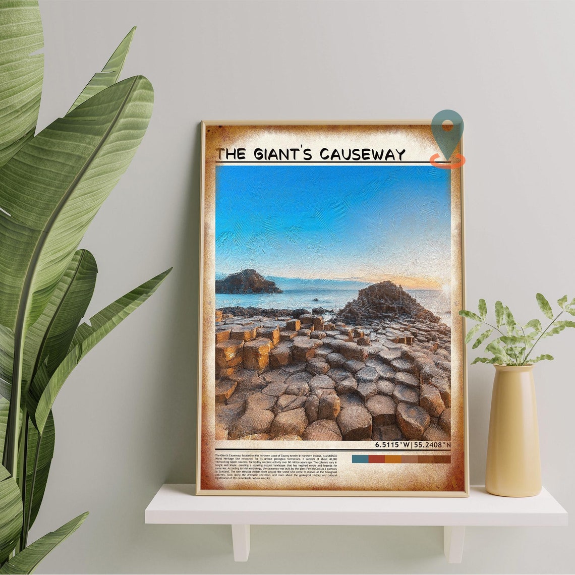Giants Causeway Northern Ireland Basalt Columns Coast Poster - Image 5