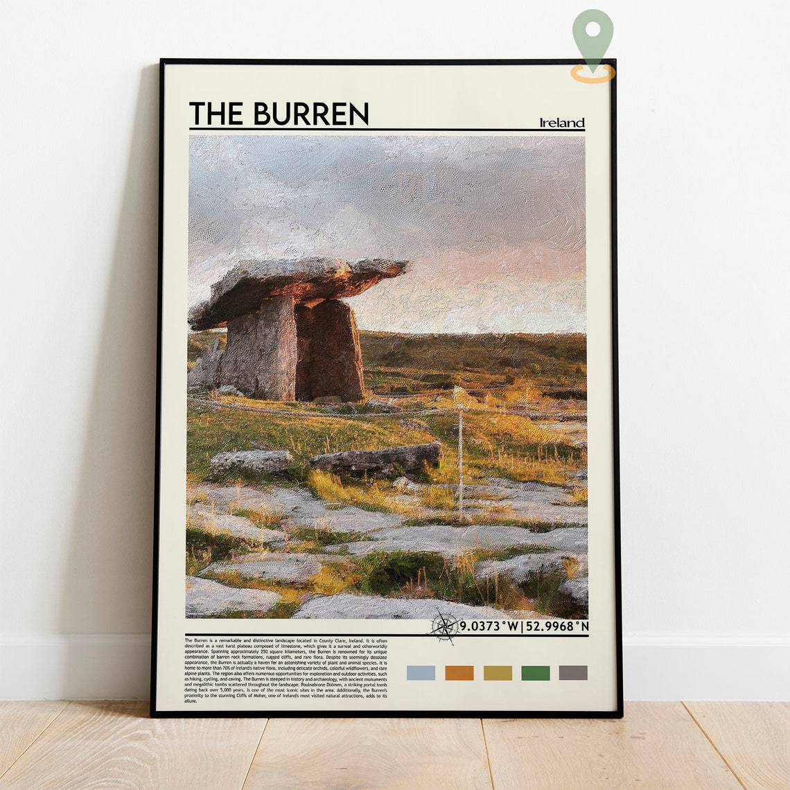 The Burren Print The Burren Poster The Burren Wall Art The Burren Travel Print The Burren Art Print The Burren Photo Ireland Print - Image 2