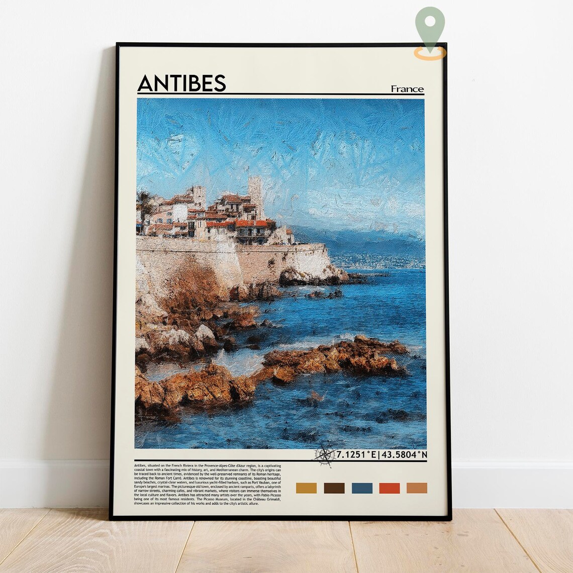 Antibes Print Antibes Poster Antibes Wall Art Antibes Travel Print Antibes Art Print Antibes Artwork Antibes Photo France Print - Image 2