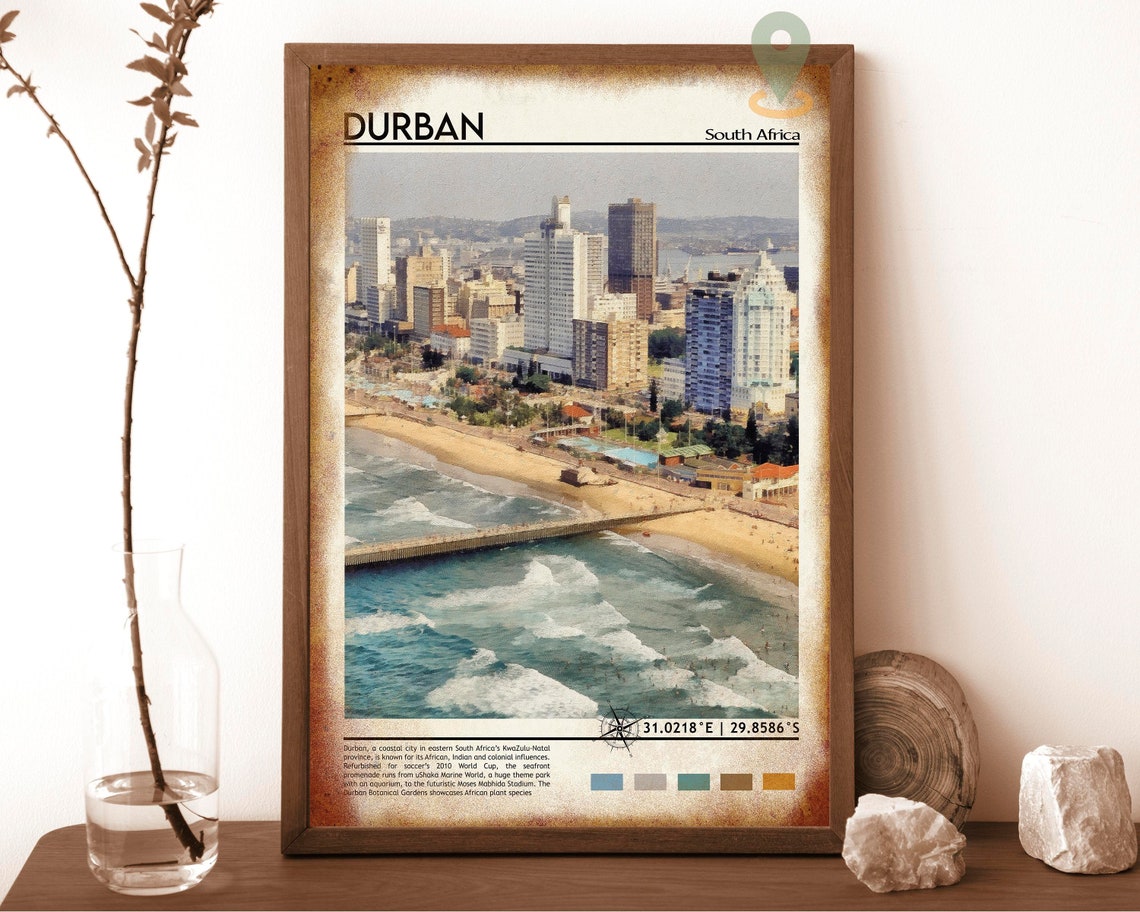Durban Print Durban Poster Durban Wall Art Durban Travel Durban Art Print Durban Artwork Durban Photo Durban South Africa Print - Image 6