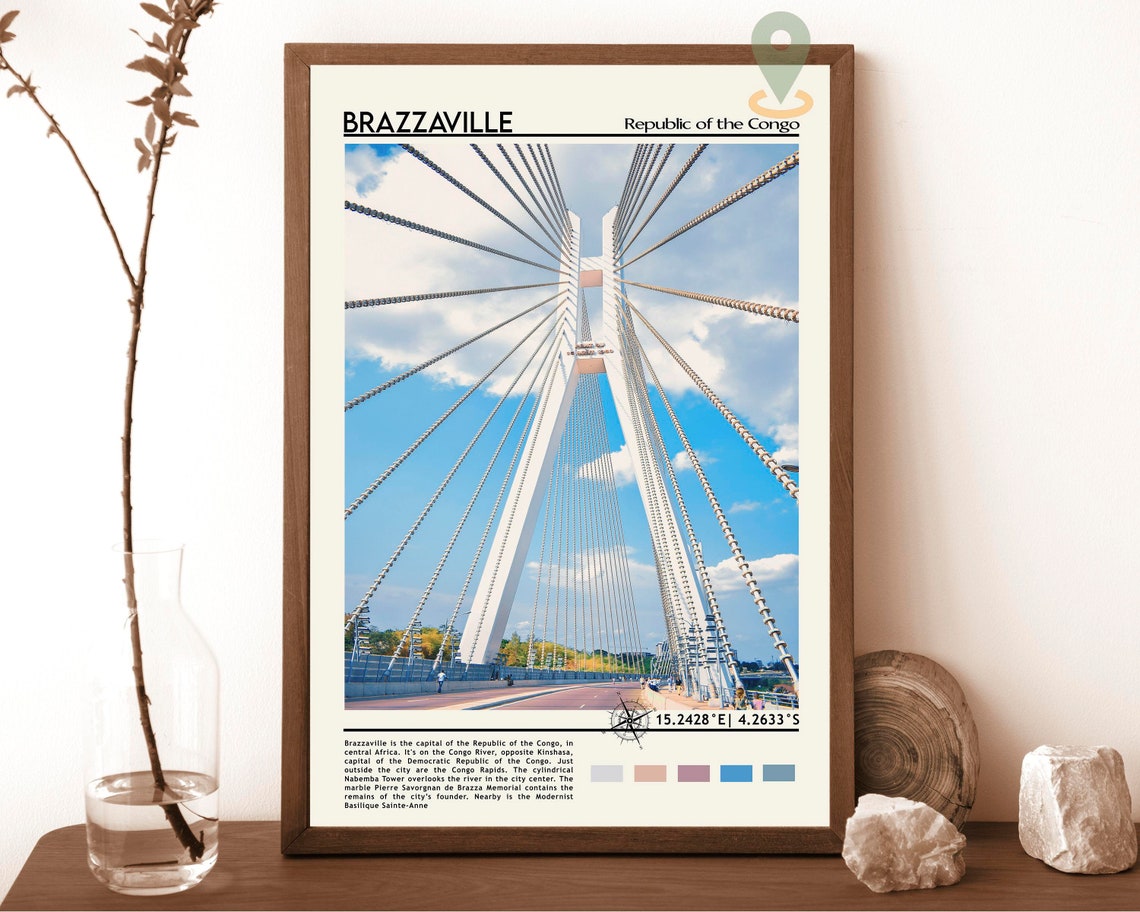 Brazzaville Print Brazzaville Art Brazzaville Poster Brazzaville Photo Brazzaville Poster Print Brazzaville Painting Congo Poster