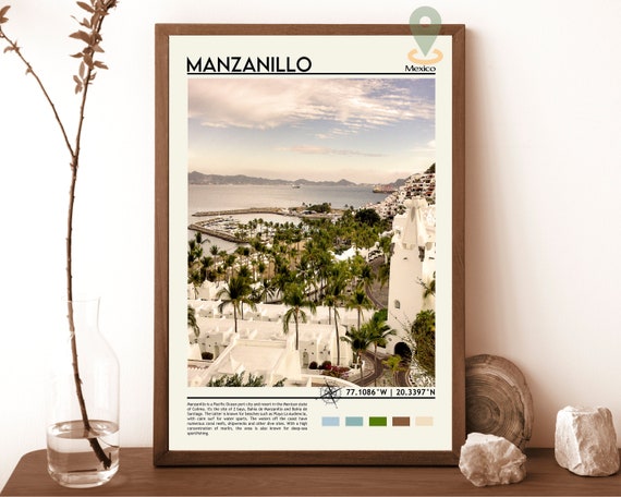 Manzanillo Print Manzanillo Art Manzanillo Poster Manzanillo Photo Manzanillo Poster Print Manzanillo Painting Mexico Poster Mexico