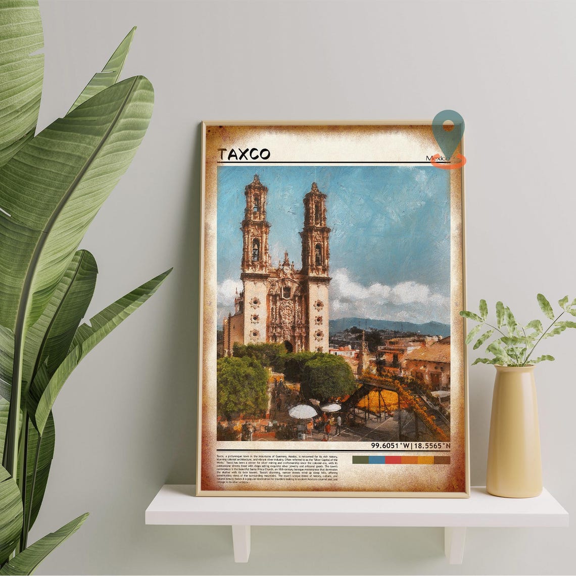 Taxco Print Taxco Wall Art Taxco Poster Taxco Photo Taxco Poster Print Taxco Travel Poster Taxco Mexico - Image 5