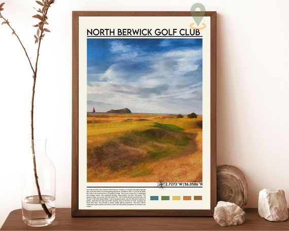 North Berwick Golf Club North Berwick Print North Berwick Poster North Berwick Wall Art North Berwick Travel North Berwick Art Print