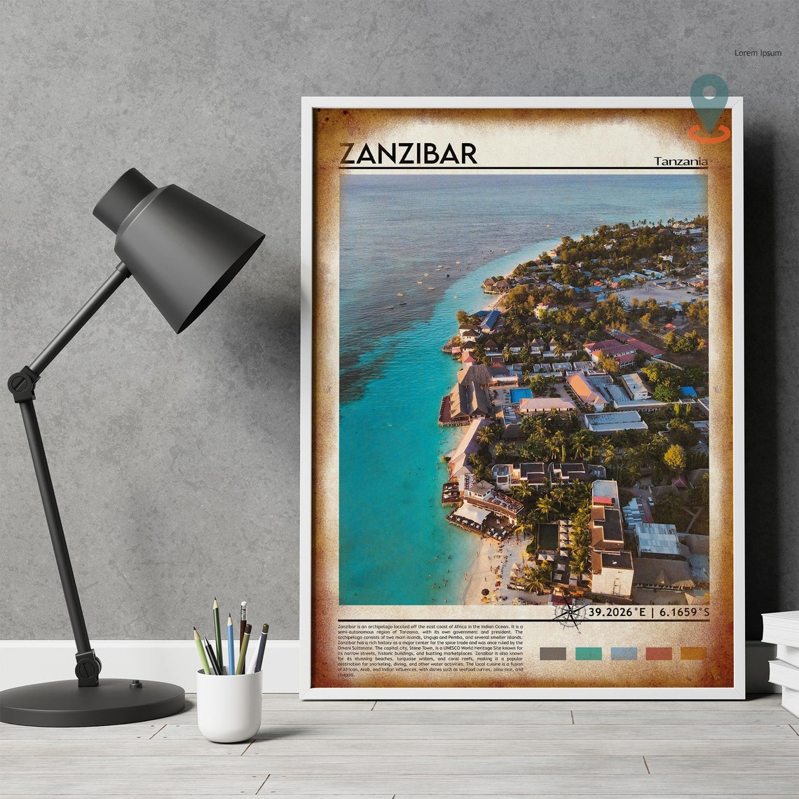 Zanzibar Print Zanzibar Poster Zanzibar Wall Art Zanzibar Travel Zanzibar Art Print Zanzibar Artwork Zanzibar Photo Zanzibar Tanzania - Image 4