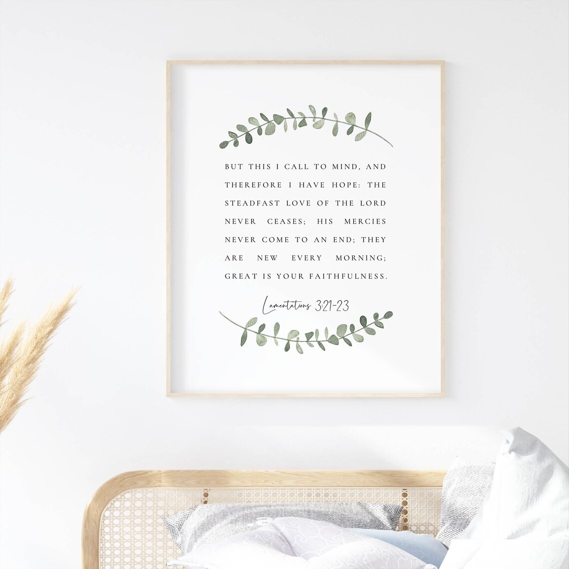 Lamentations 3:21-23, His Mercies Are New Every Morning Art Print - Image 3