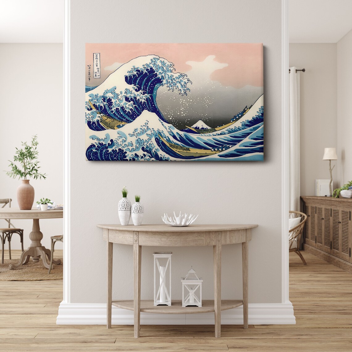 Katsushika Hokusai The Great Wave Off Kanagawa Ocean Wave Art Poster - Image 3