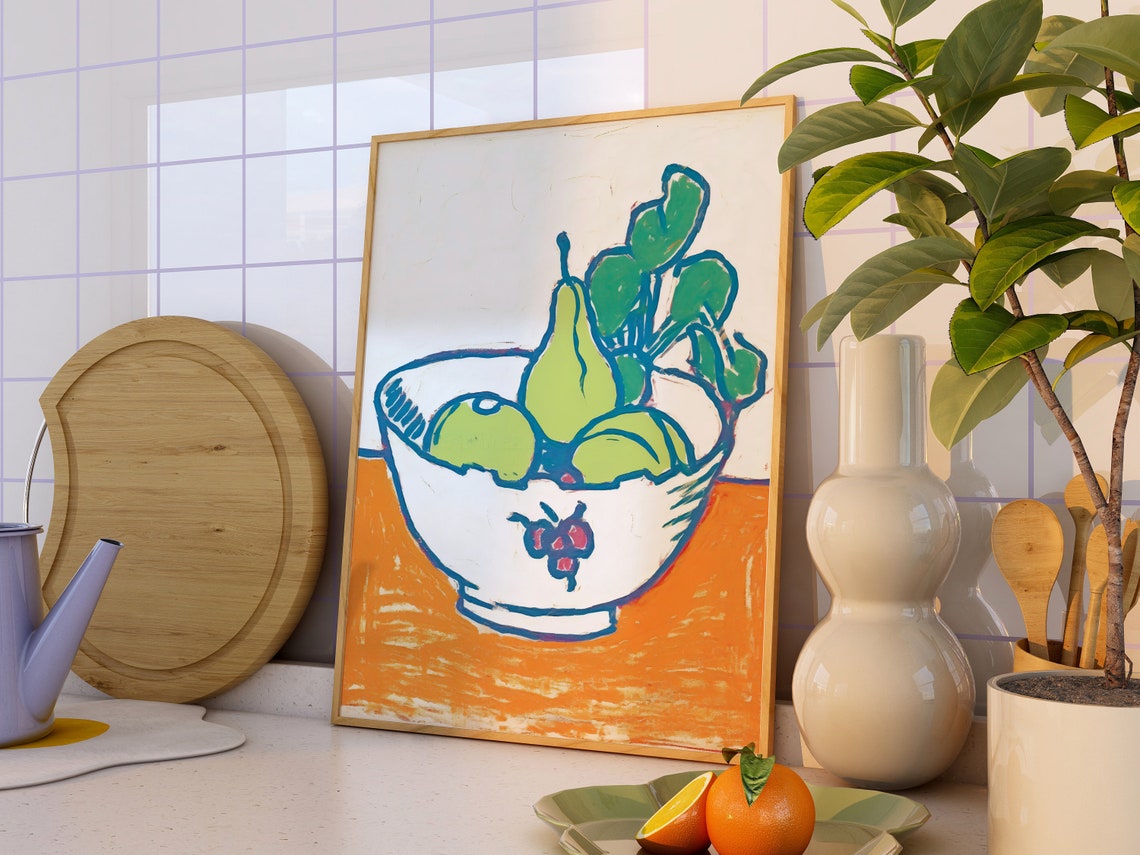 Farmhouse Kitchen Italian Botanical Art Print - Image 2