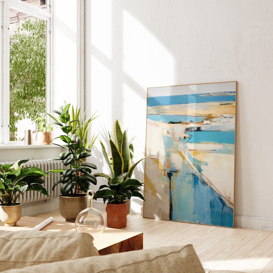 Minimalist Abstract Port Mediterranean Decor - Image 2