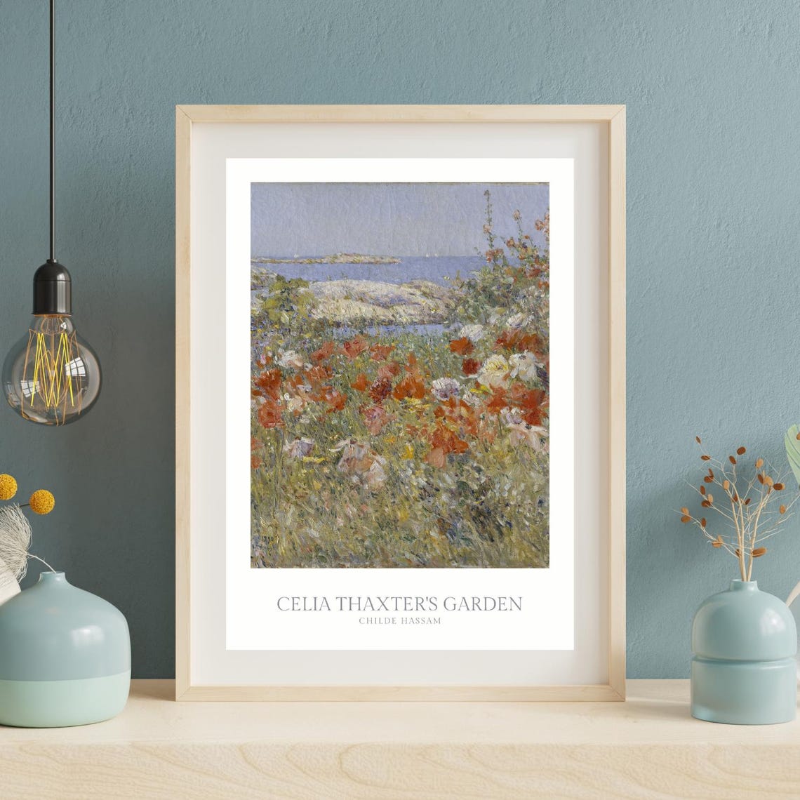 Celia Thaxter's Garden Childe Hassam Floral Vintage Museum Art Print - Image 2