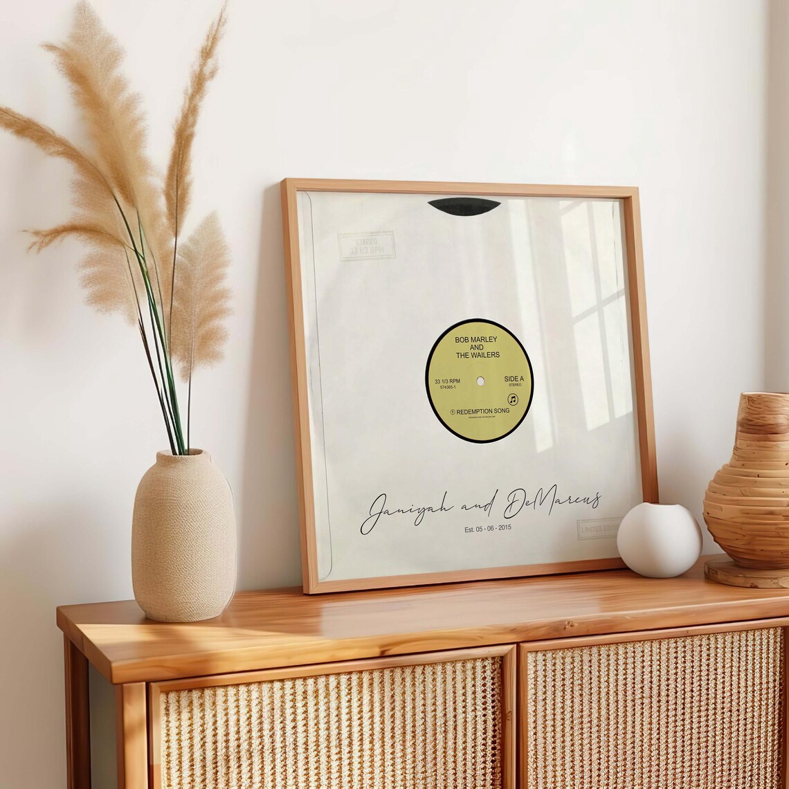 Personalized Vinyl Record, Custom Song Gift - Image 2