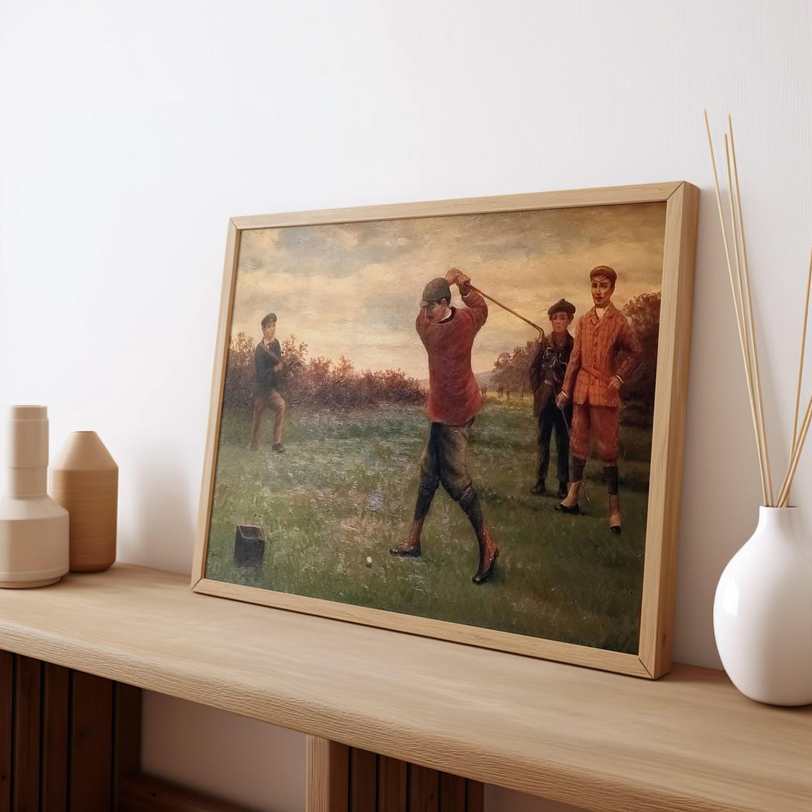 Vintage Golf Art Print, Classic Sports Decor - Image 3