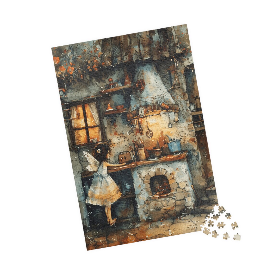 Fairy In The Kitchen II, Fantasy Wall Art Print - Image 4