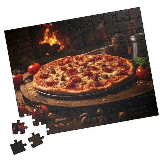 Gourmet Pizza Jigsaw Puzzle Fun Birthday Gift