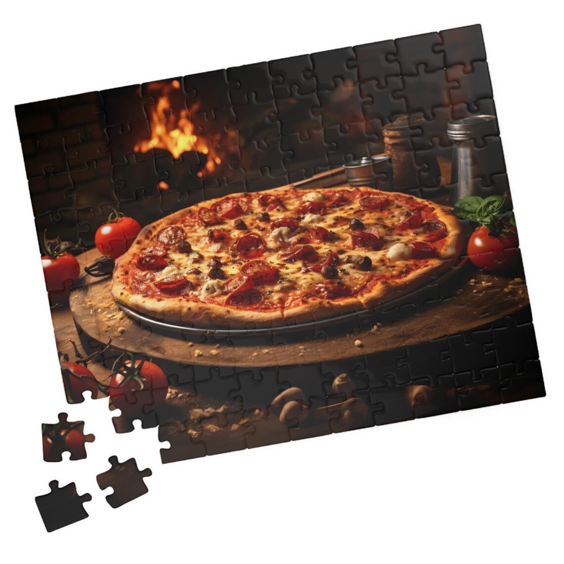 Gourmet Pizza Jigsaw Puzzle Fun Birthday Gift