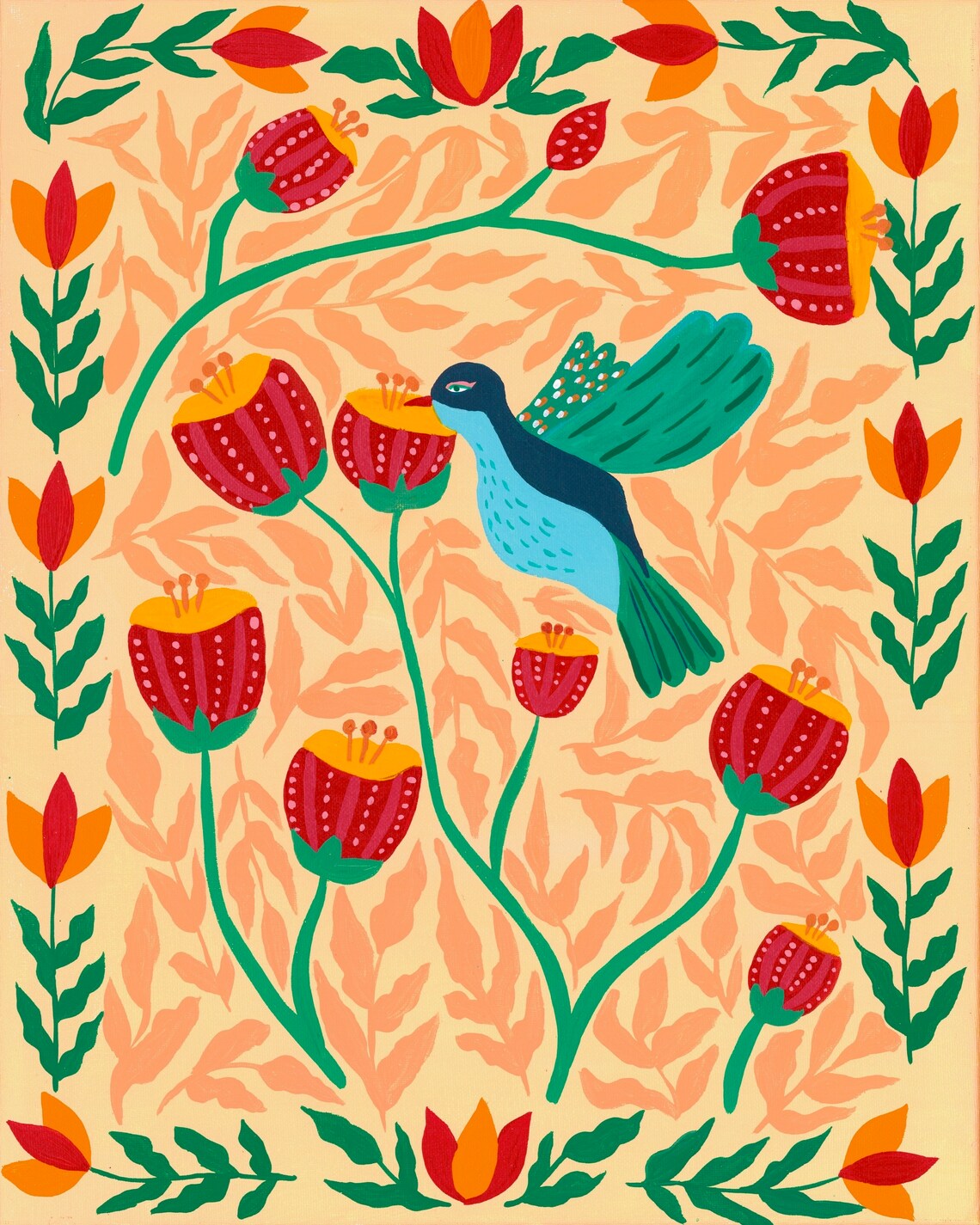 Humming Bird Art Print, Gift for Bird Watchers - Image 2