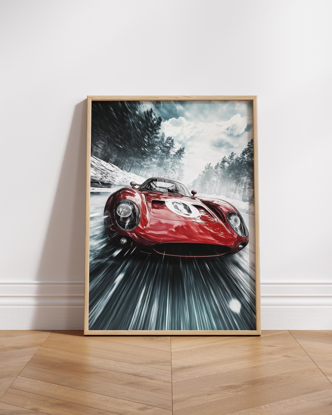 Race Car Posters Dynamic Wall Art Enthusiast Decor Automotive Home Sports